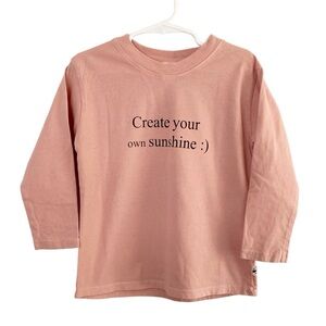 MY LITTLE COZMO Kids Organic Basic Sunshine shirt